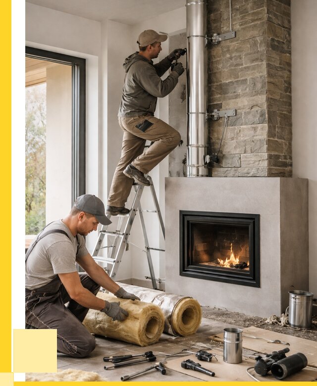 Монтаж дымоходов для каминов в Кропоткине от 16289 р. ЭриданКрп