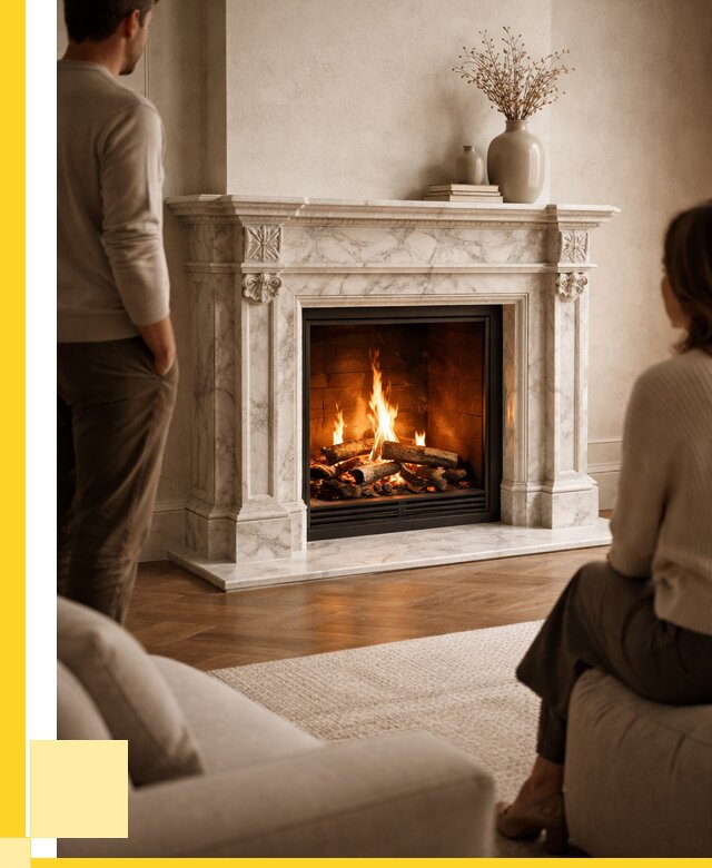 Мраморные камины под ключ в Кропоткине от 271475 р. | ЭриданКрп