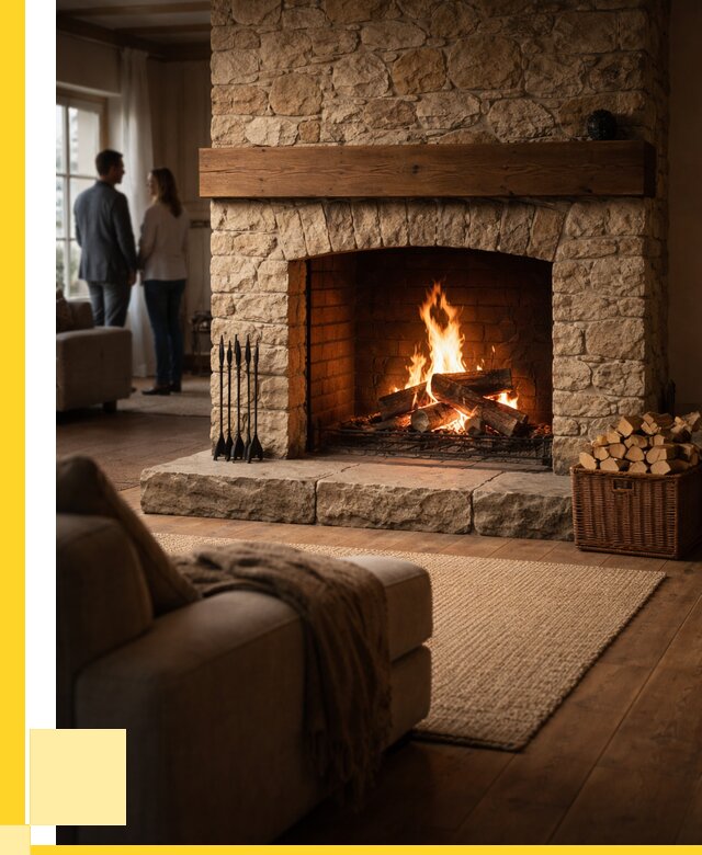 Открытые камины под ключ в Кропоткине от 162885 р. ЭриданКрп