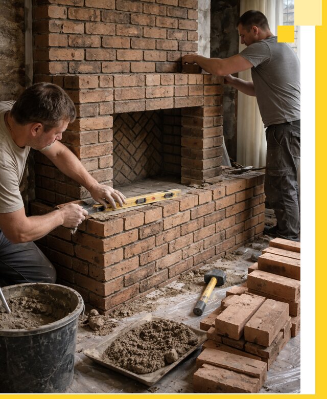 Изготовление и установка кирпичных каминов в Кропоткине