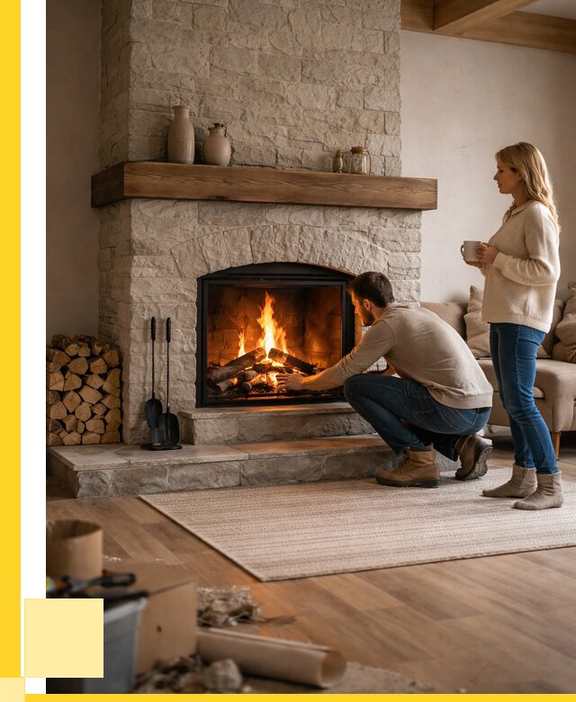 Камины для загородного дома в Кропоткине от 380065 р., ЭриданКрп