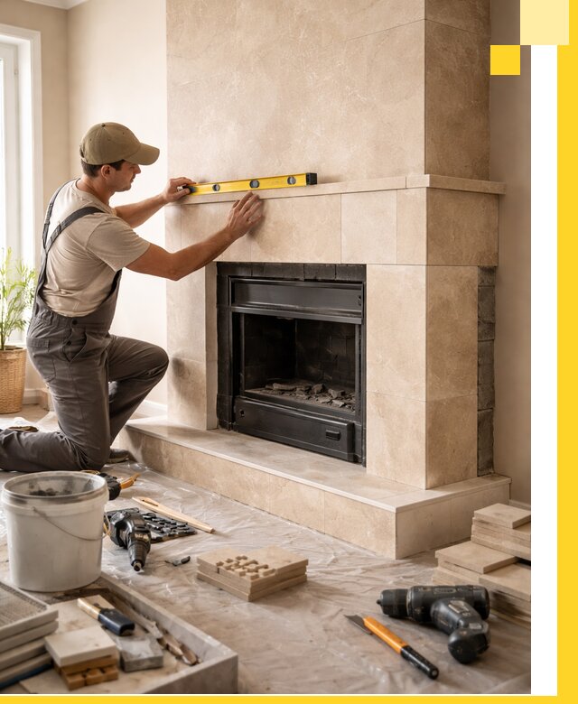 Установка и монтаж каминов в частном доме под ключ в Кропоткине