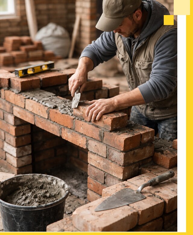 Кладка каминов под ключ в Кропоткине профессиональная отделка и монтаж