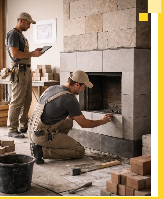 Индивидуальные проекты каминов и каминных систем в Кропоткине