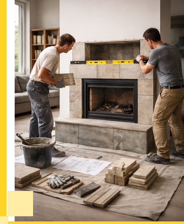 Монтаж каминов и установка в Кропоткине от 48866 р. | ЭриданКрп