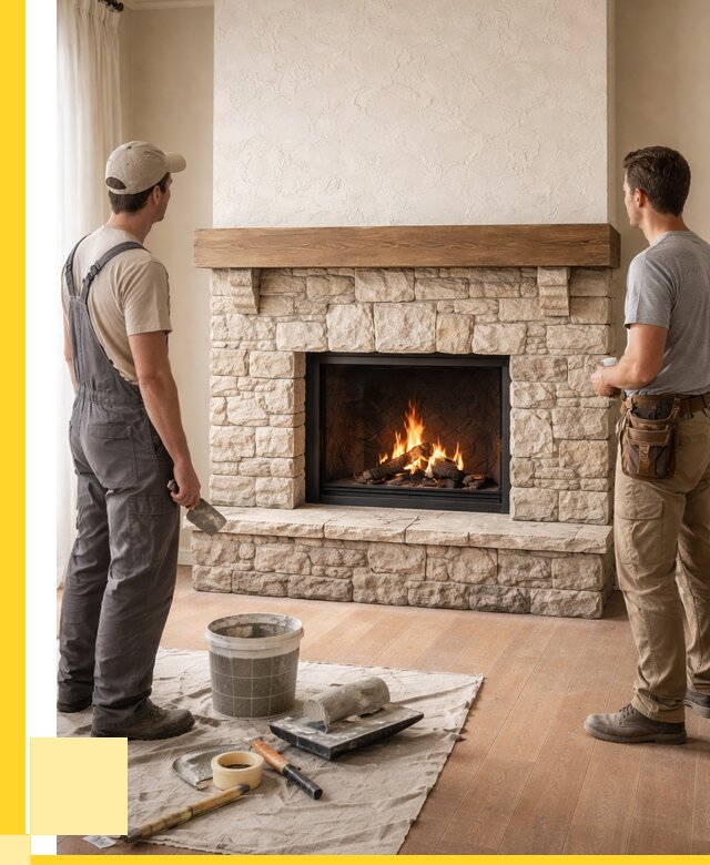 Отделка каминов в Кропоткине от 7058 р. под ключ | ЭриданКрп