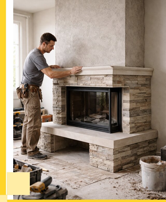 Изготовление каминов под ключ в Кропоткине от 162885 р. | ЭриданКрп