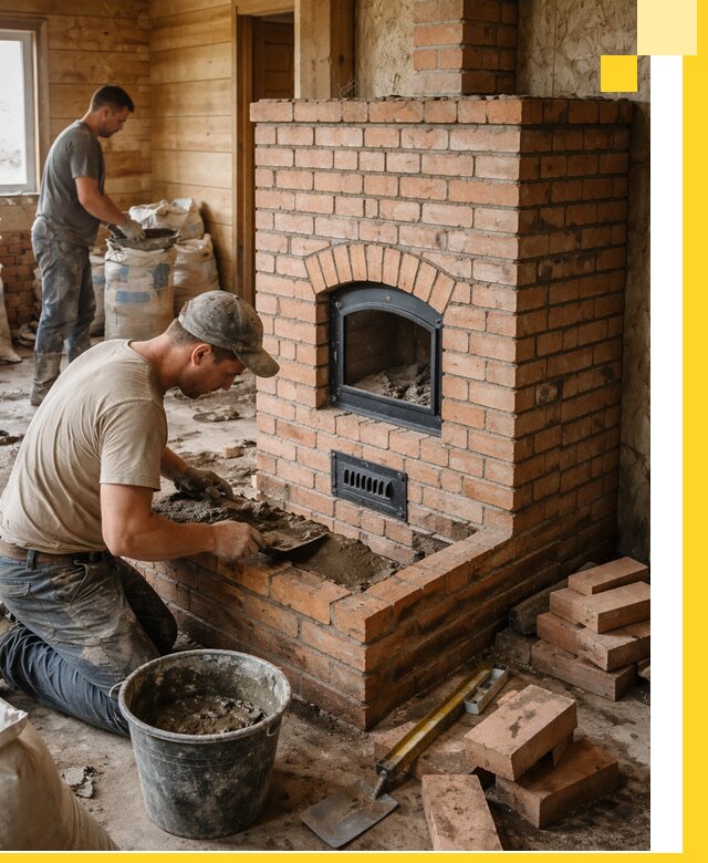 Профессиональное строительство печей в Кропоткине под ключ