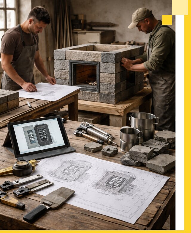 Разработка проектов печей с согласованием и монтажом в Кропоткине