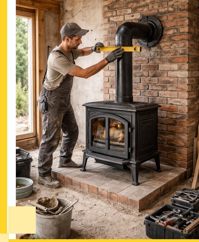 Монтаж печей установка банной печи в Кропоткине от 16289 р. | ЭриданКрп