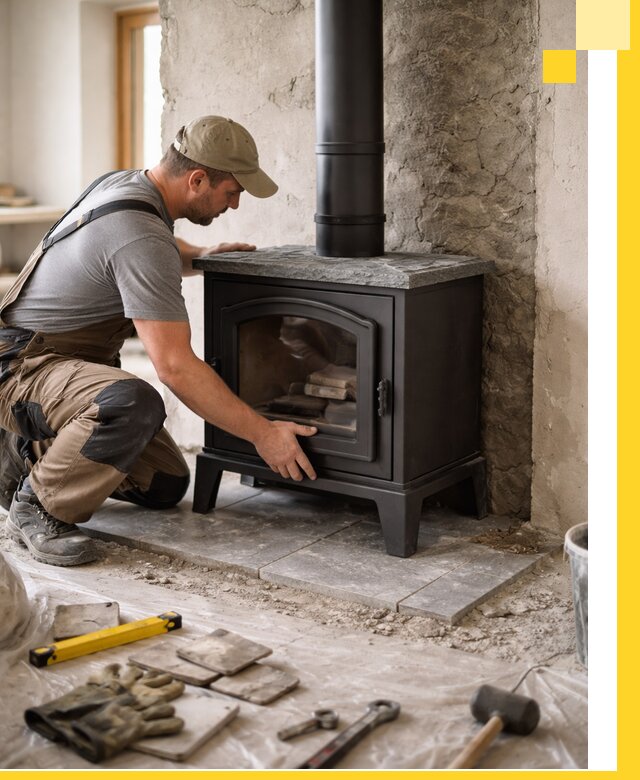 Профессиональный монтаж печей и каминов в Кропоткине под ключ