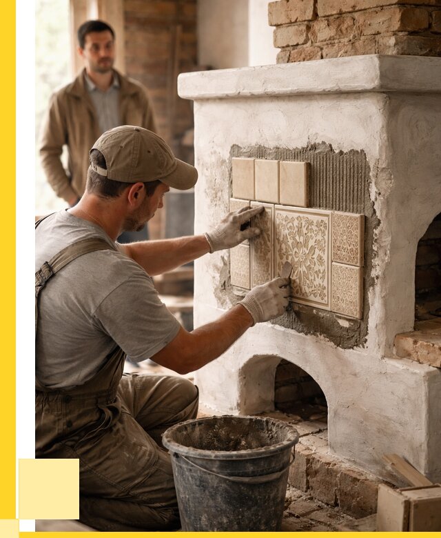 Отделка печей и банных печей в Кропоткине от 38007 р. | ЭриданКрп