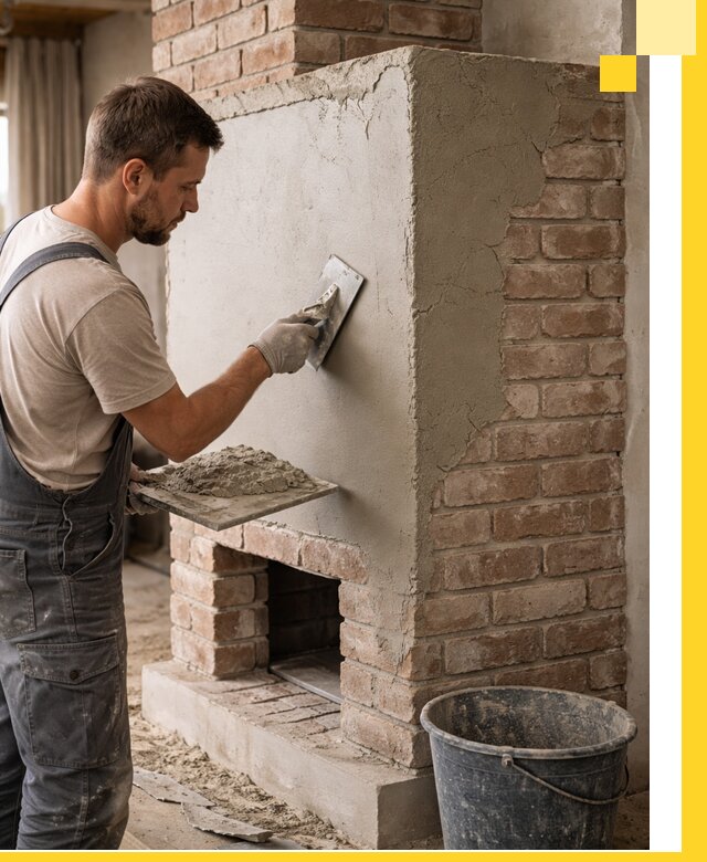 Отделка печей и облицовка каминов в Кропоткине под ключ