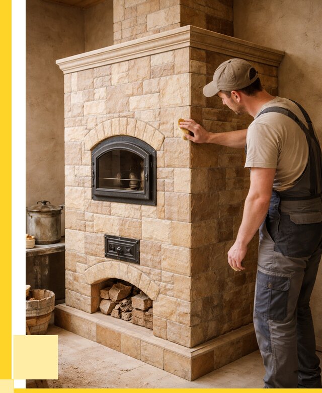 Облицовка печей в Кропоткине от 4887 р. под ключ | ЭриданКрп