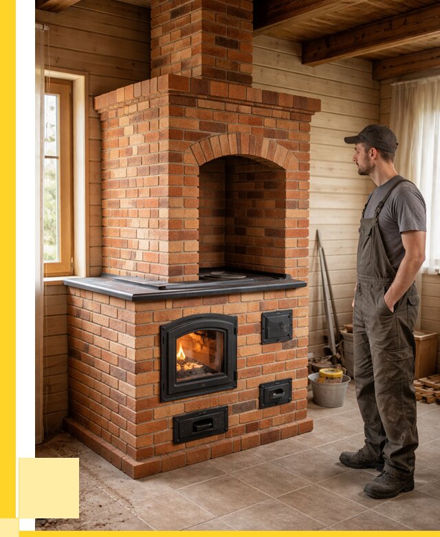 Кирпичные печи в Кропоткине: купить от 162885 р. | ЭриданКрп