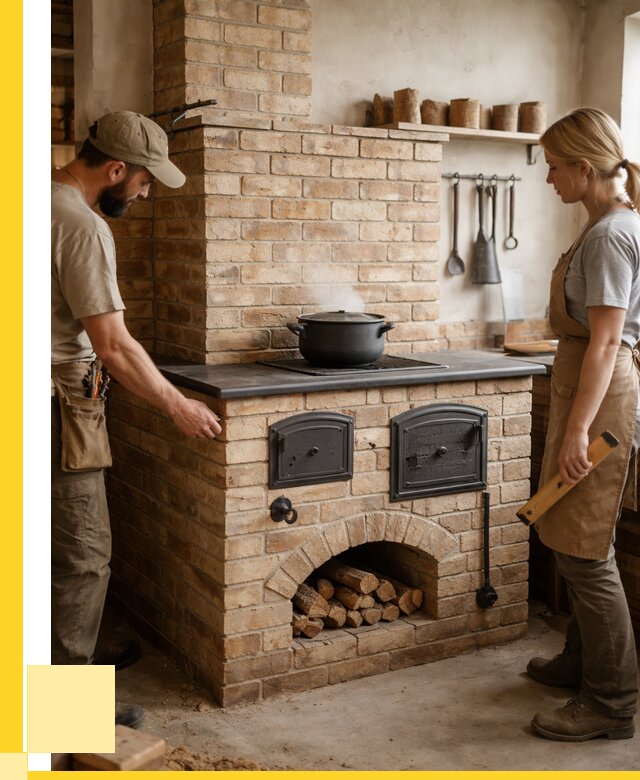 Варочно отопительные печи в Кропоткине от 97731 р. | ЭриданКрп