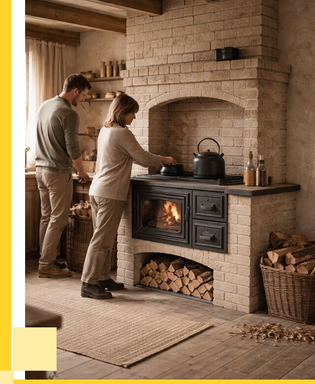 Печи с плитой в Кропоткине от 48866 р. | ЭриданКрп — кирпичная печь