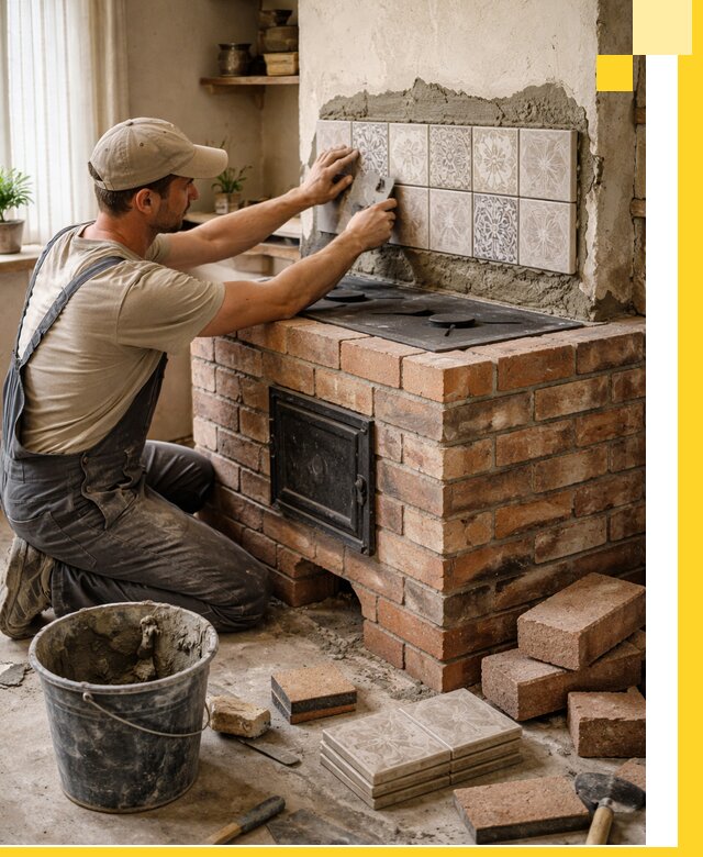 Печи с плитой на заказ монтаж гарантия и сервис в Кропоткине