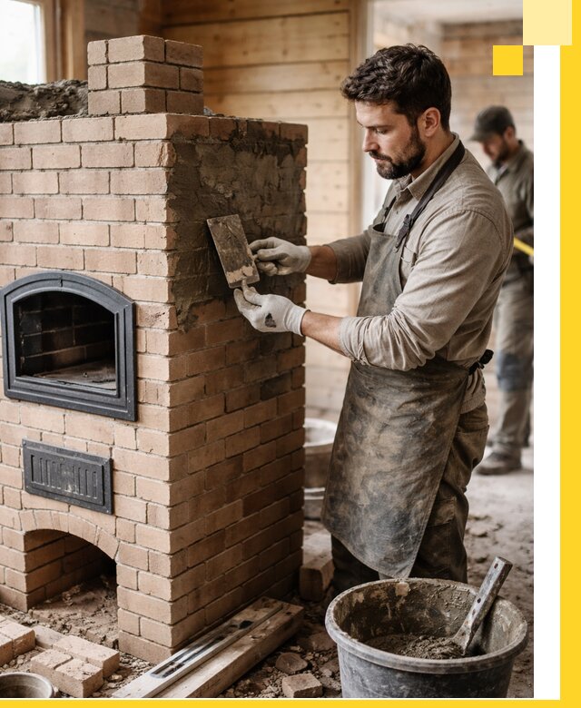 Изготовление и установка печей-шведок под ключ в Кропоткине