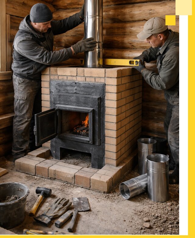 Проектирование, изготовление и установка банных печей в Кропоткине