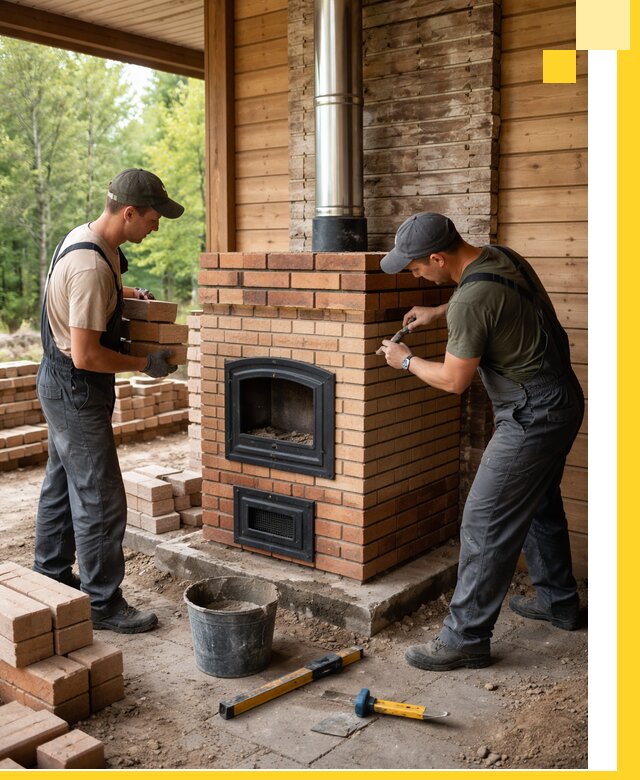 Производство и установка дачных печей под ключ в Кропоткине