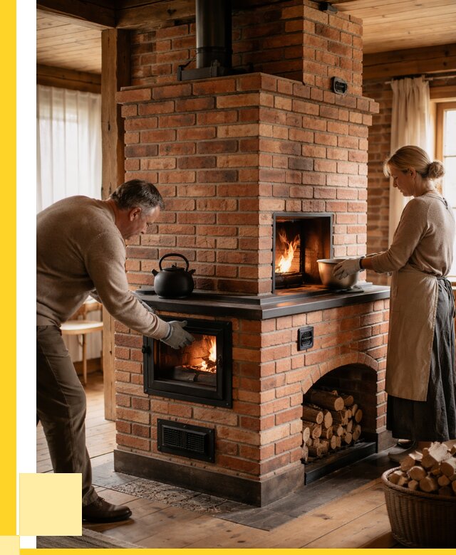 Печи для загородного дома под ключ в Кропоткине от 86872 р. | ЭриданКрп