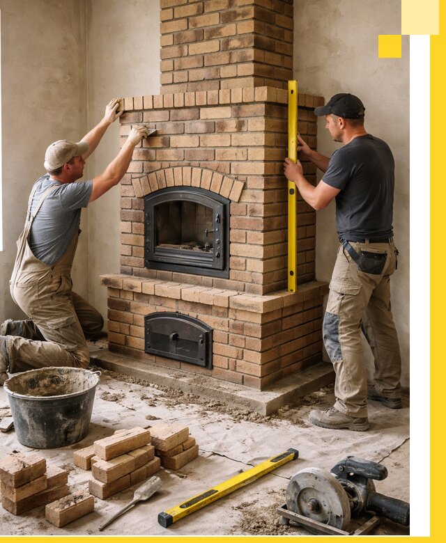 Продажа и установка печей и каминов для дома под ключ в Кропоткине