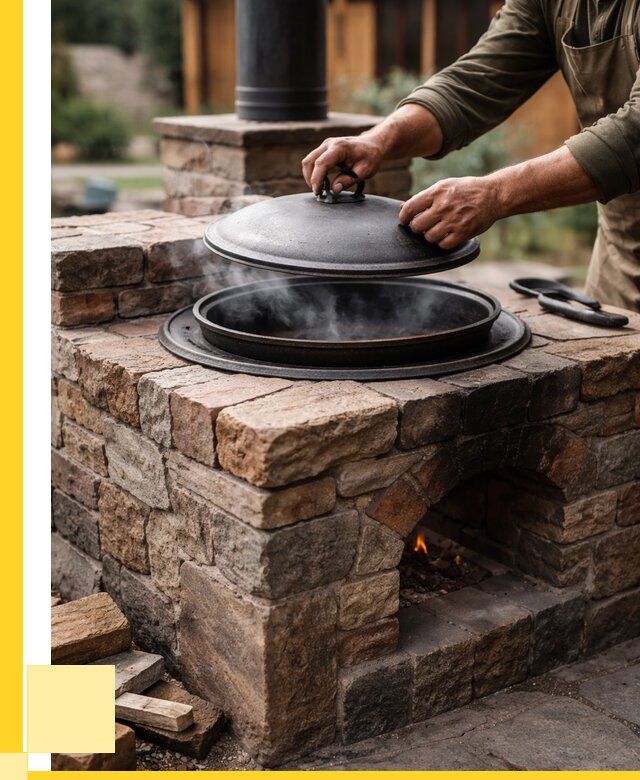 Печи для казана в Кропоткине по цене от 19546 р. | ЭриданКрп