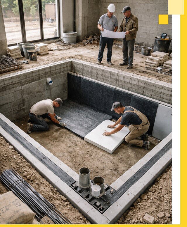 Проекты частных и общественных бассейнов под ключ в Кропоткине