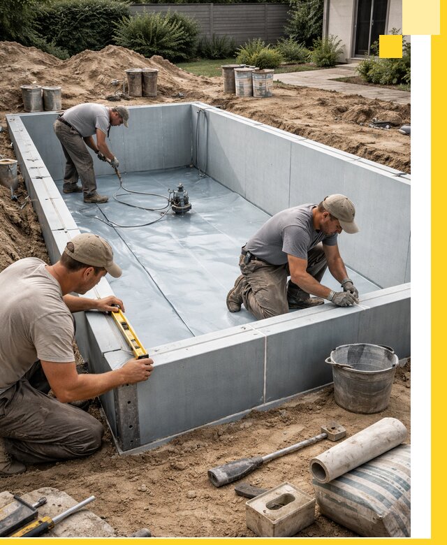 Профессиональный монтаж бассейнов под ключ в Кропоткине с гарантией