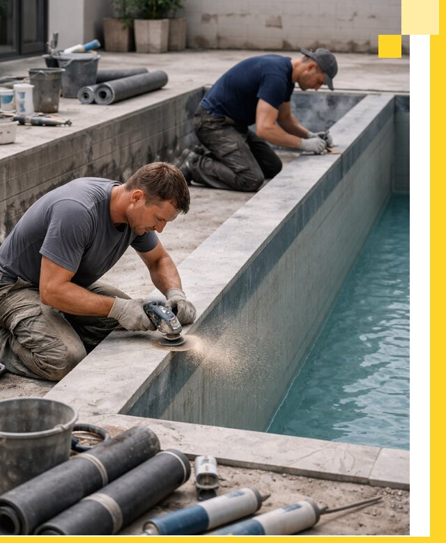 Профессиональный ремонт бассейнов под ключ в Кропоткине