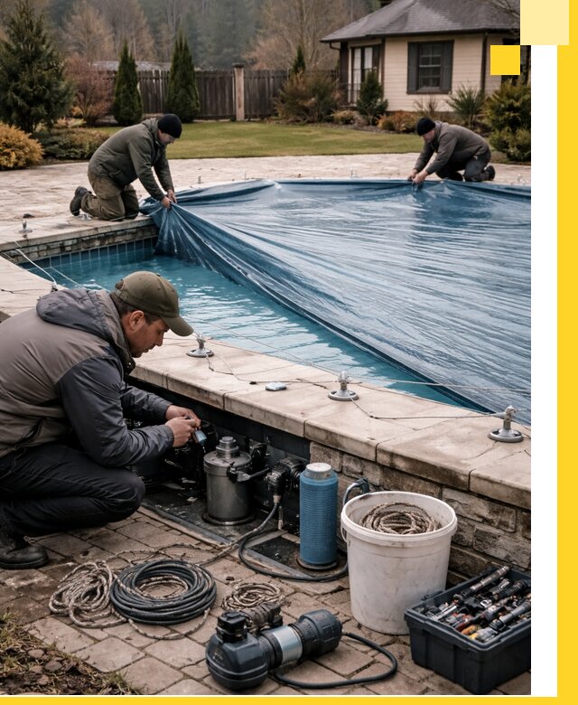 Консервация бассейнов в Кропоткине: подготовка к длительному хранению