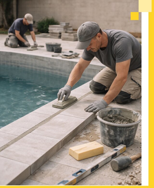 Отделка бассейнов в Кропоткине: декоративная отделка и гидроизоляция