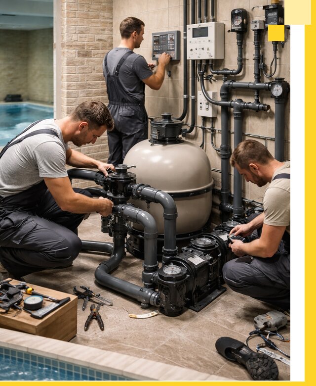 Комплексное оборудование для бассейнов под ключ в Кропоткине