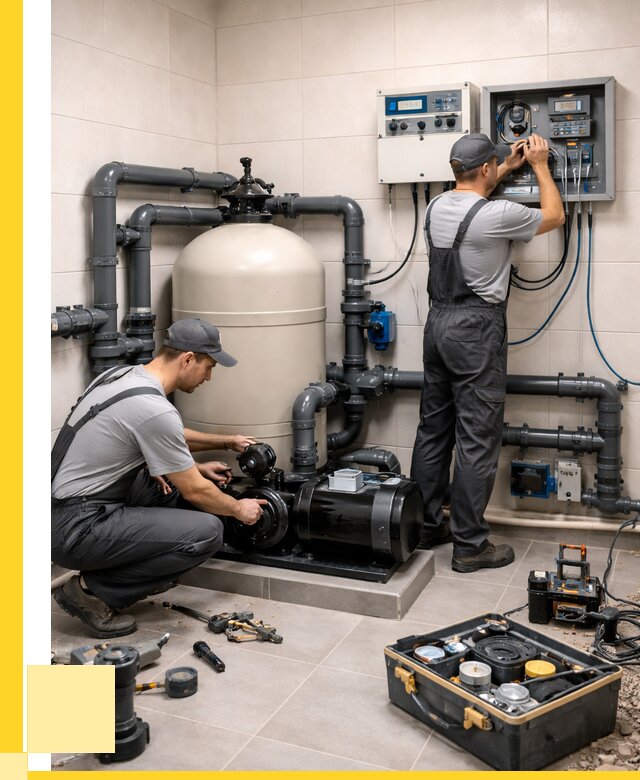 Монтаж оборудования для бассейнов в Кропоткине от 43436 р. | ЭриданКрп