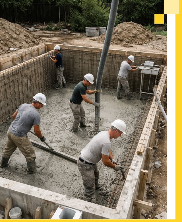 Строительство бетонных бассейнов под ключ в Кропоткине