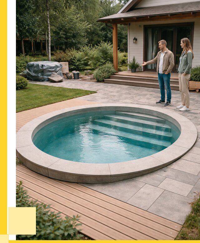 Бассейн на даче под ключ в Кропоткине от 217180 р., ЭриданКрп