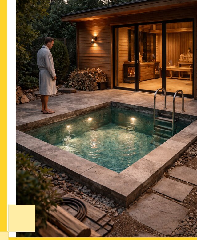 Бани с бассейном под ключ в Кропоткине от 103161 р. | ЭриданКрп