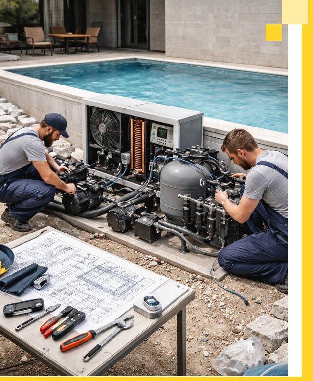 Проектирование и монтаж бассейнов с подогревом в Кропоткине