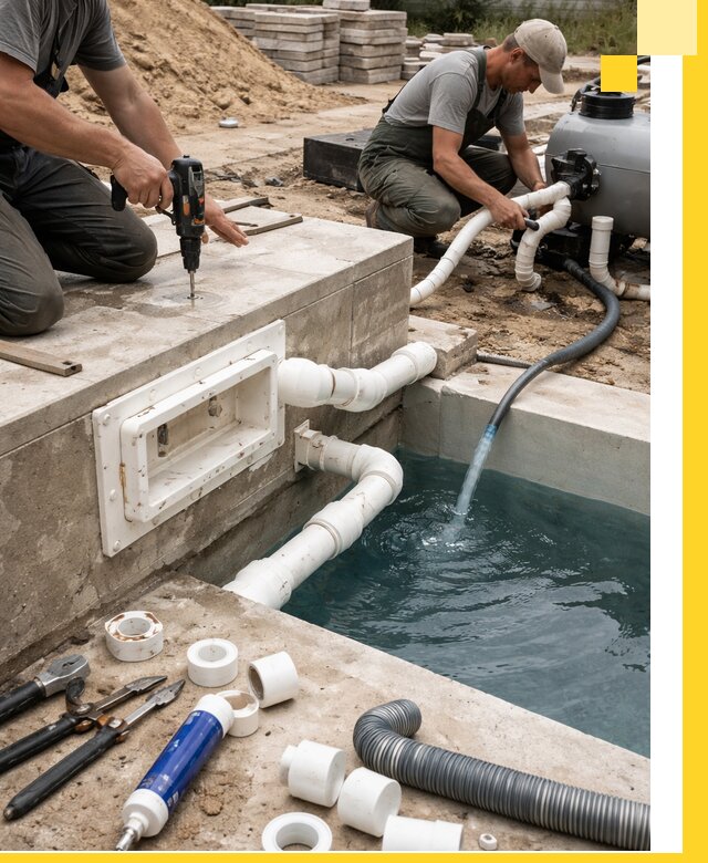 Строительство скиммерных бассейнов под ключ в Кропоткине