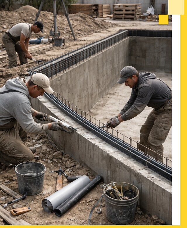 Качественный монтаж чаши бассейна в Кропоткине под ключ с гарантией