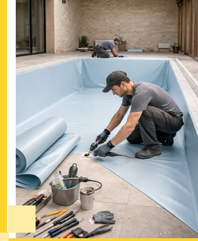 Пленка ПВХ для бассейнов в Кропоткине от 2715 р. | ЭриданКрп