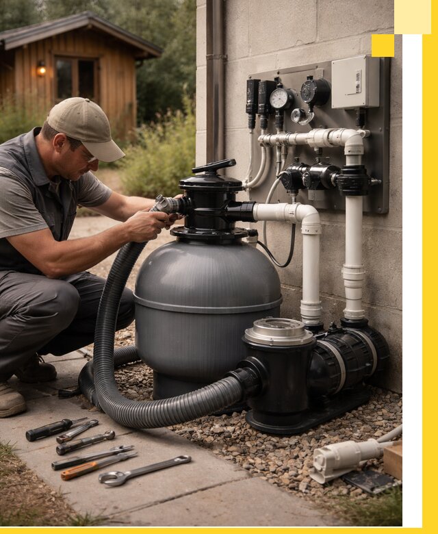 Продажа и монтаж фильтров и насосов для бассейнов в Кропоткине