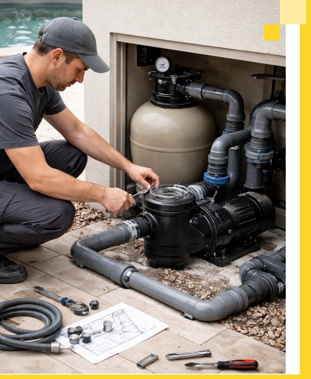 Поставка, монтаж и сервис насосов для бассейнов в Кропоткине