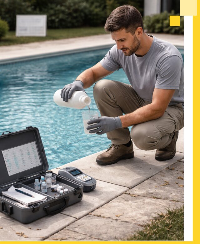 Профессиональная дезинфекция воды в бассейне в Кропоткине