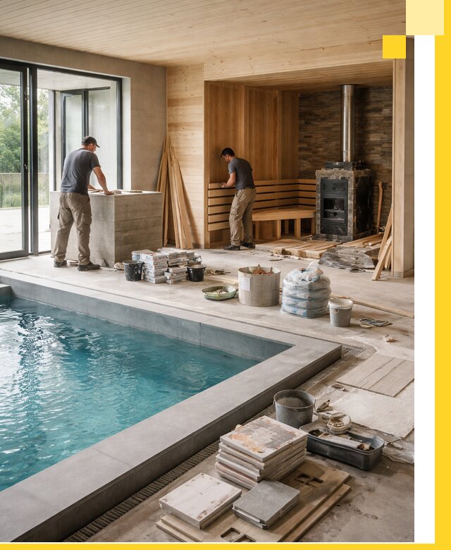 Проектирование и строительство бань с бассейном в Кропоткине