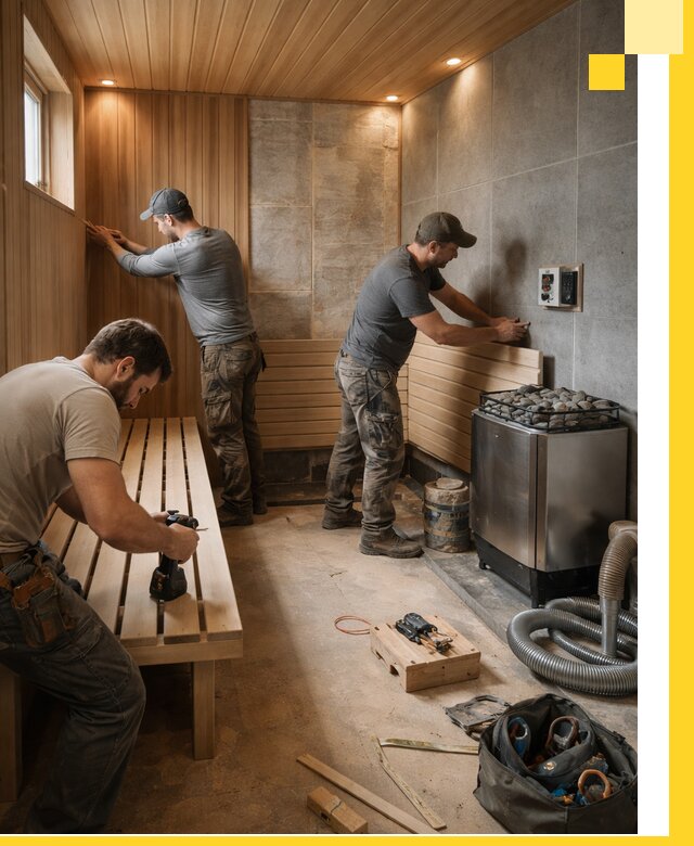 Сауны под ключ в Кропоткине, проектирование, строительство, отделка