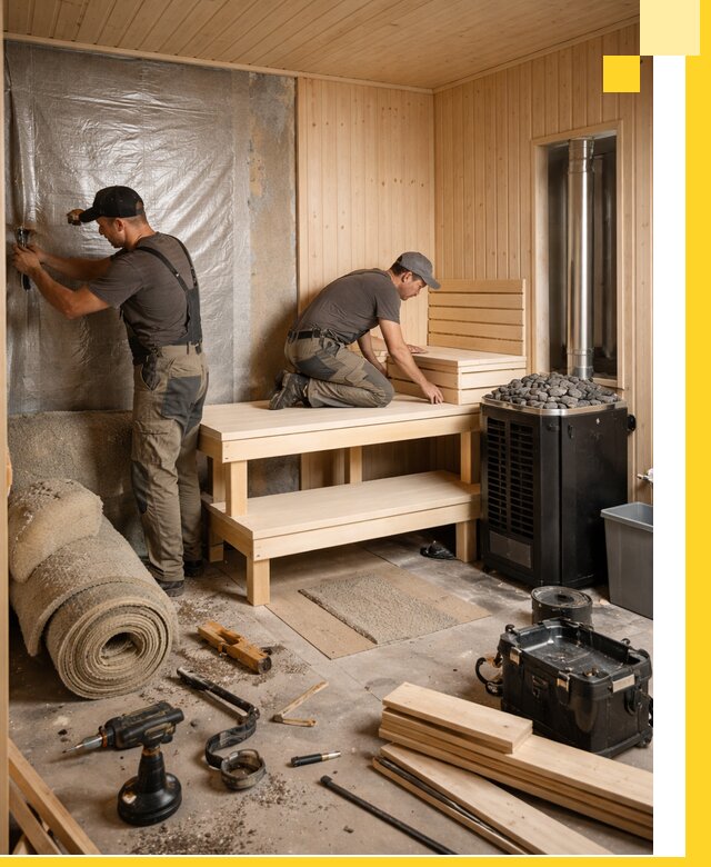 Проекты саун под ключ в Кропоткине дизайн и строительство