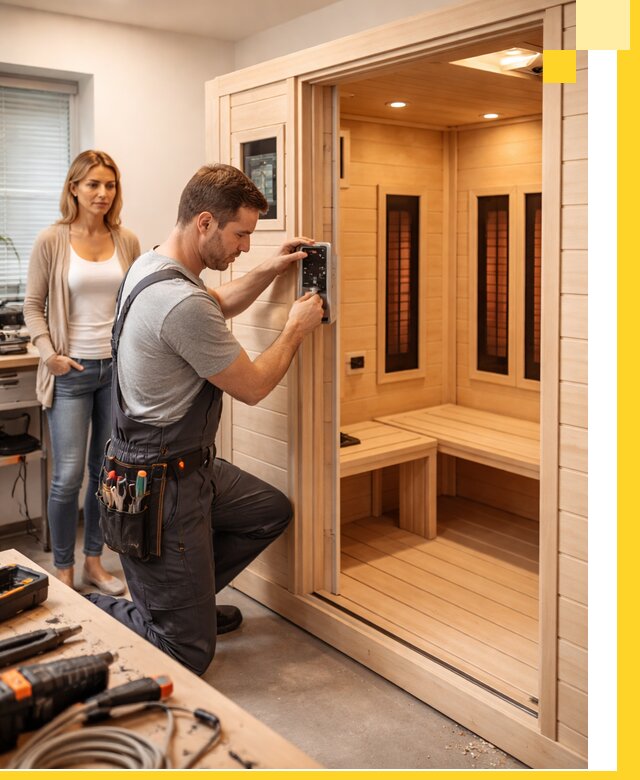 Инфракрасные сауны под ключ в Кропоткине продажа и установка