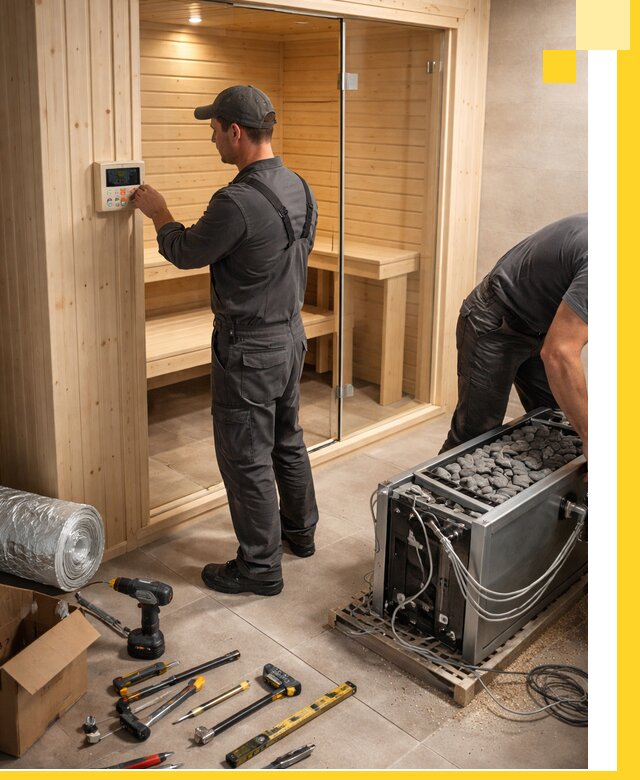 Поставка, установка и монтаж электрических саун в Кропоткине